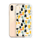 iPhone Case - Abstract Cats Pattern