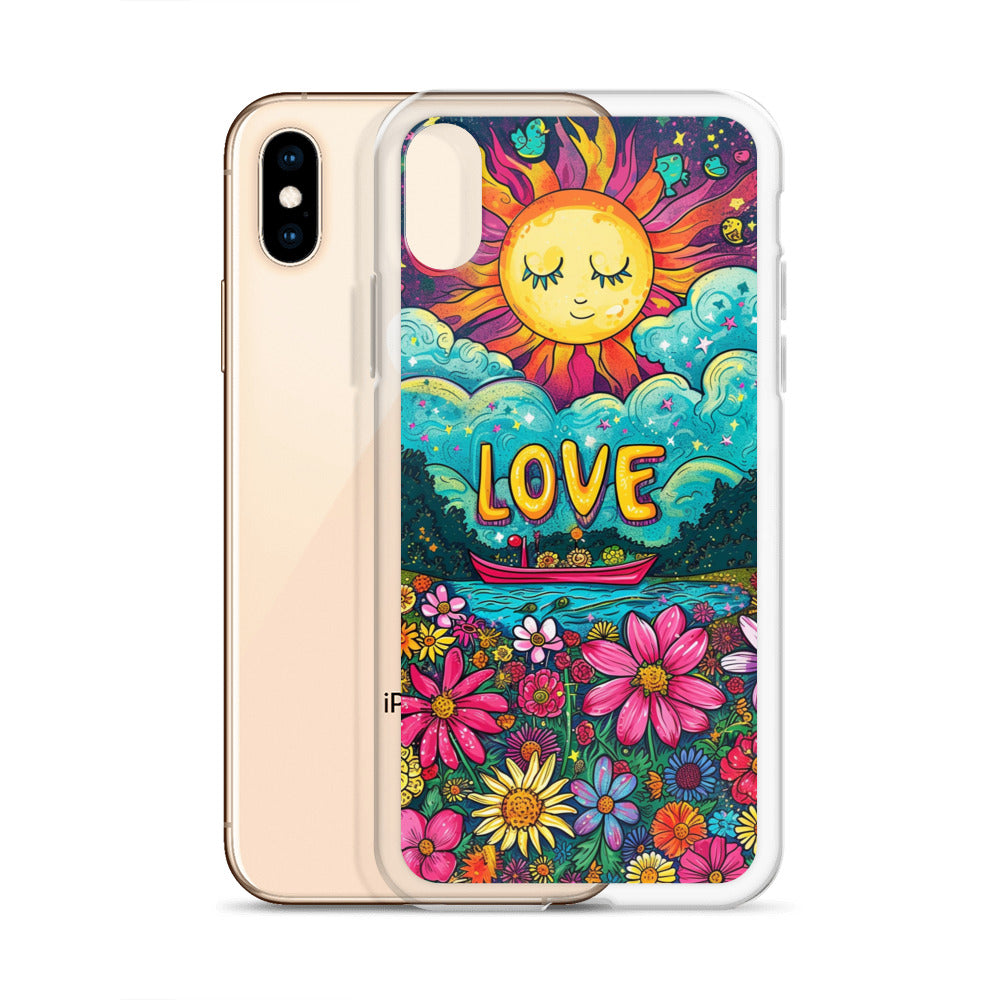 iPhone Case - Cosmic Bloom of Affection