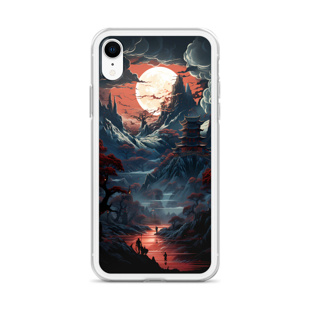 iPhone Case - Ancient Temple in Moonlight