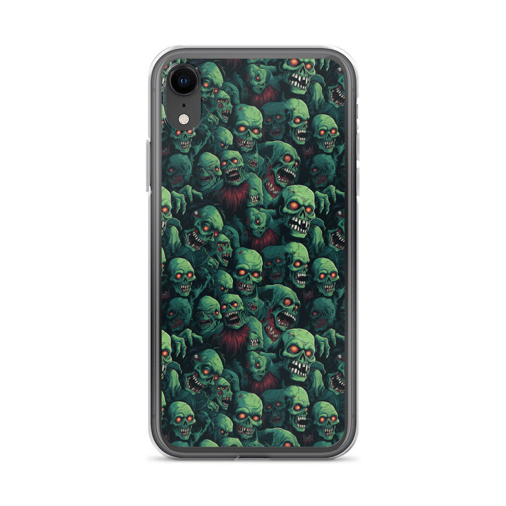 iPhone Case - Red Eyed Zombie Skulls