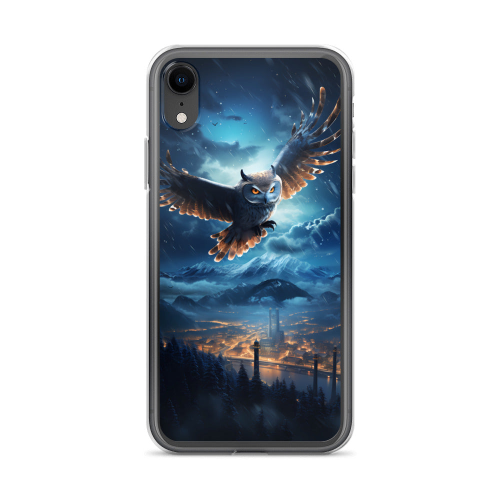 iPhone Case - Night Owl Over City