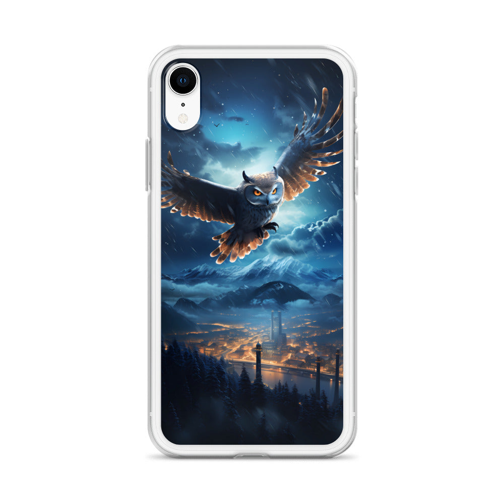 iPhone Case - Night Owl Over City