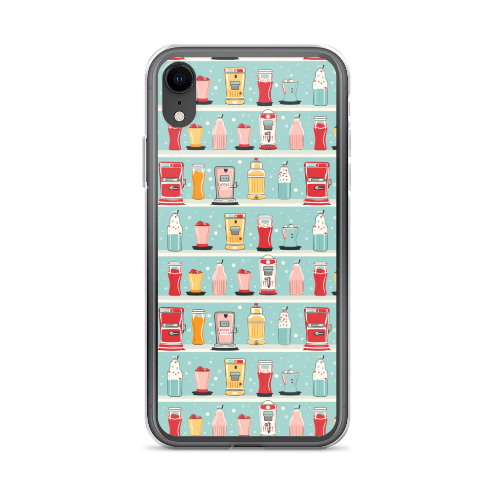 iPhone Case - Retro Soda Fountain Shelves