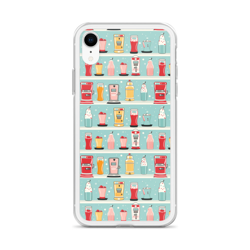 iPhone Case - Retro Soda Fountain Shelves