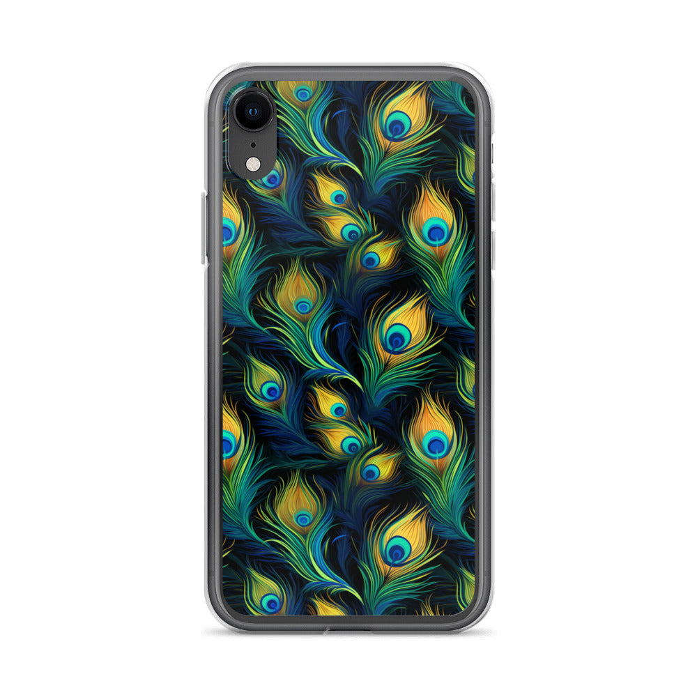 iPhone Case - Peacock Feather Pattern