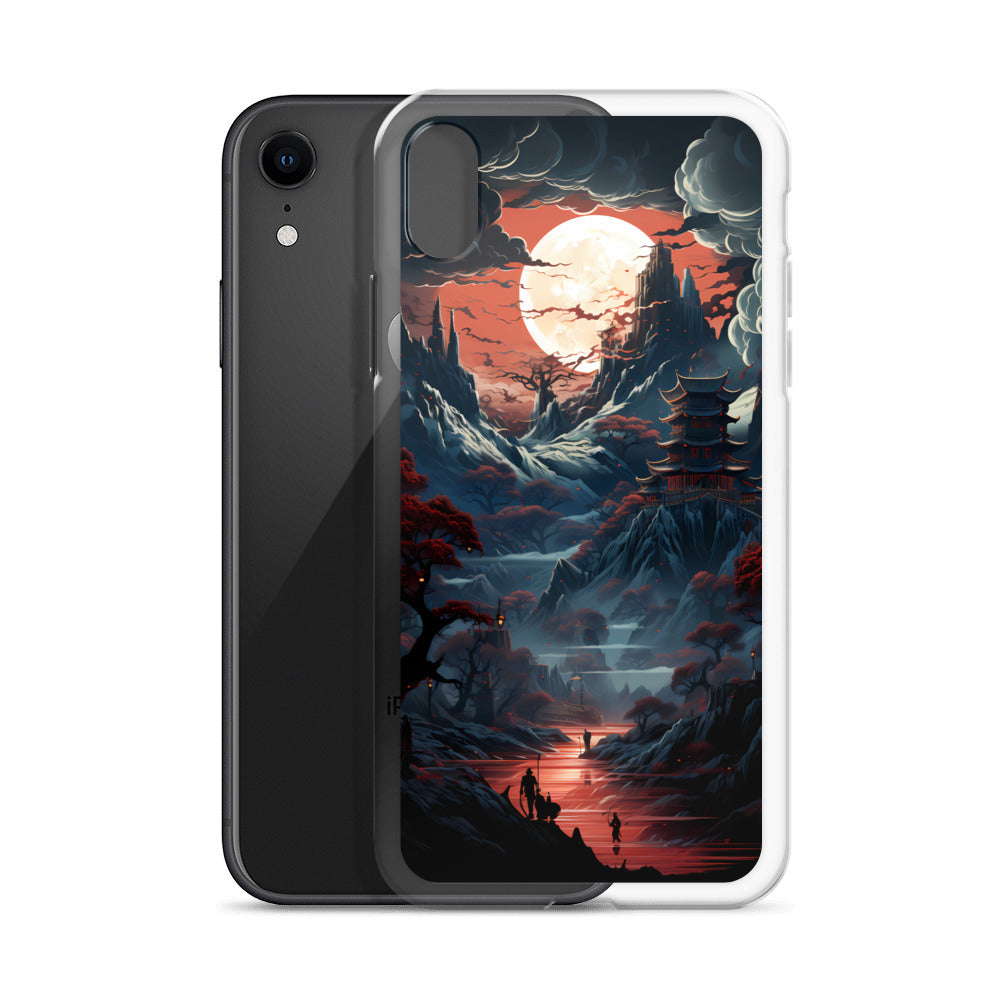 iPhone Case - Ancient Temple in Moonlight