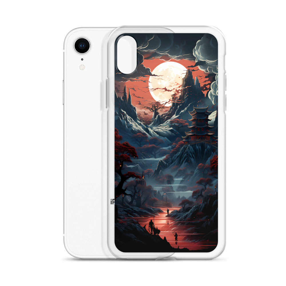 iPhone Case - Ancient Temple in Moonlight