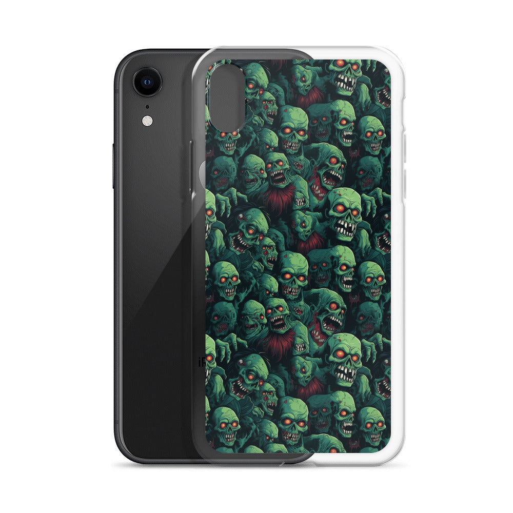 iPhone Case - Red Eyed Zombie Skulls