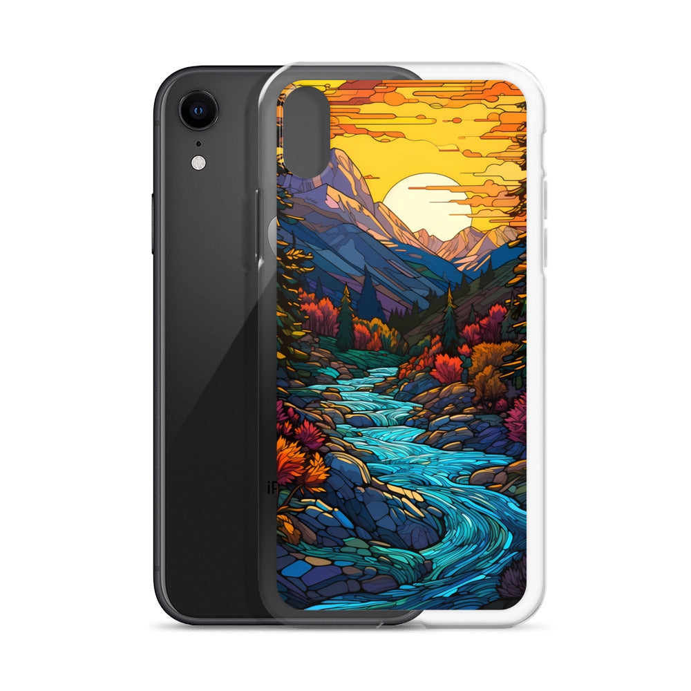 iPhone Case - Mountain River Mosaic