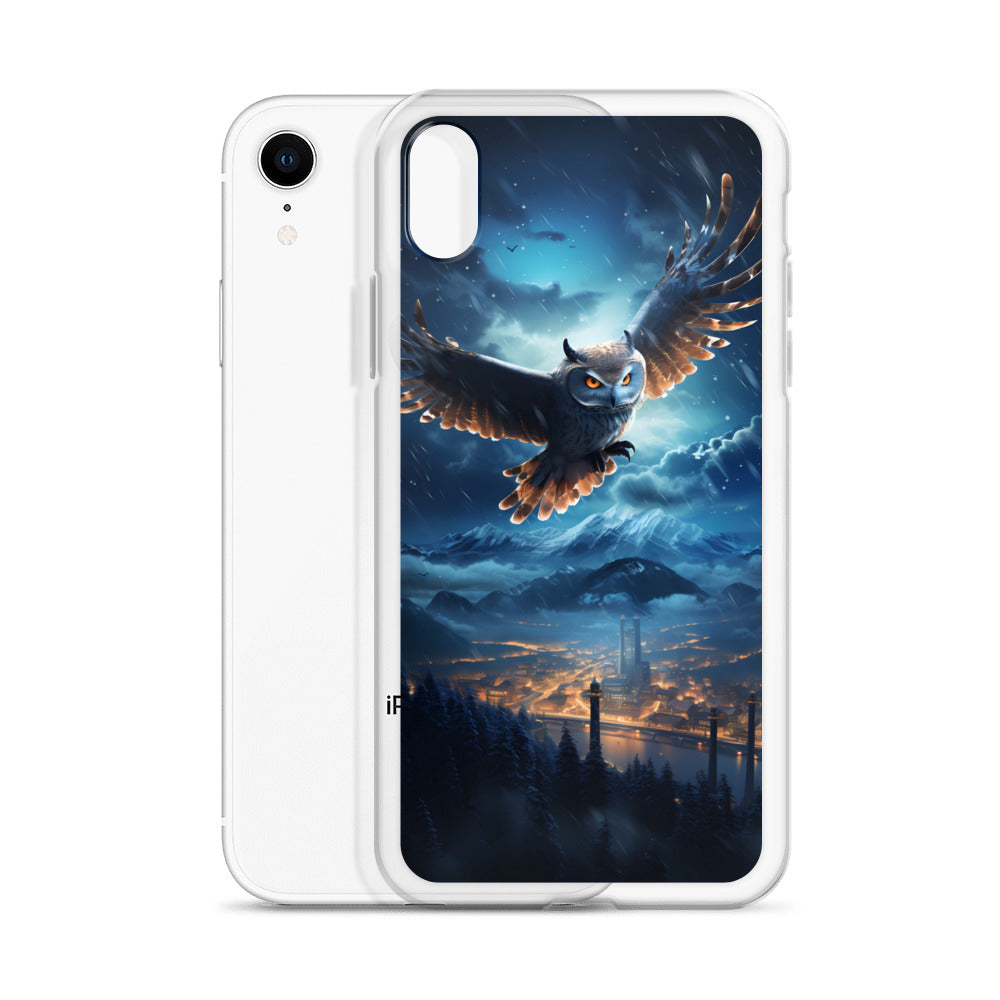 iPhone Case - Night Owl Over City