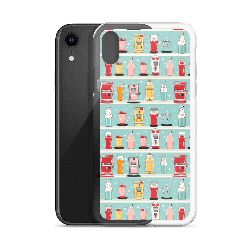 iPhone Case - Retro Soda Fountain Shelves