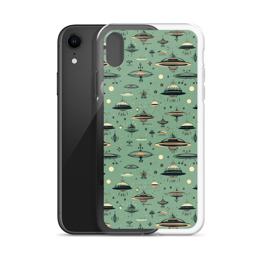 iPhone Case - Retro UFOs