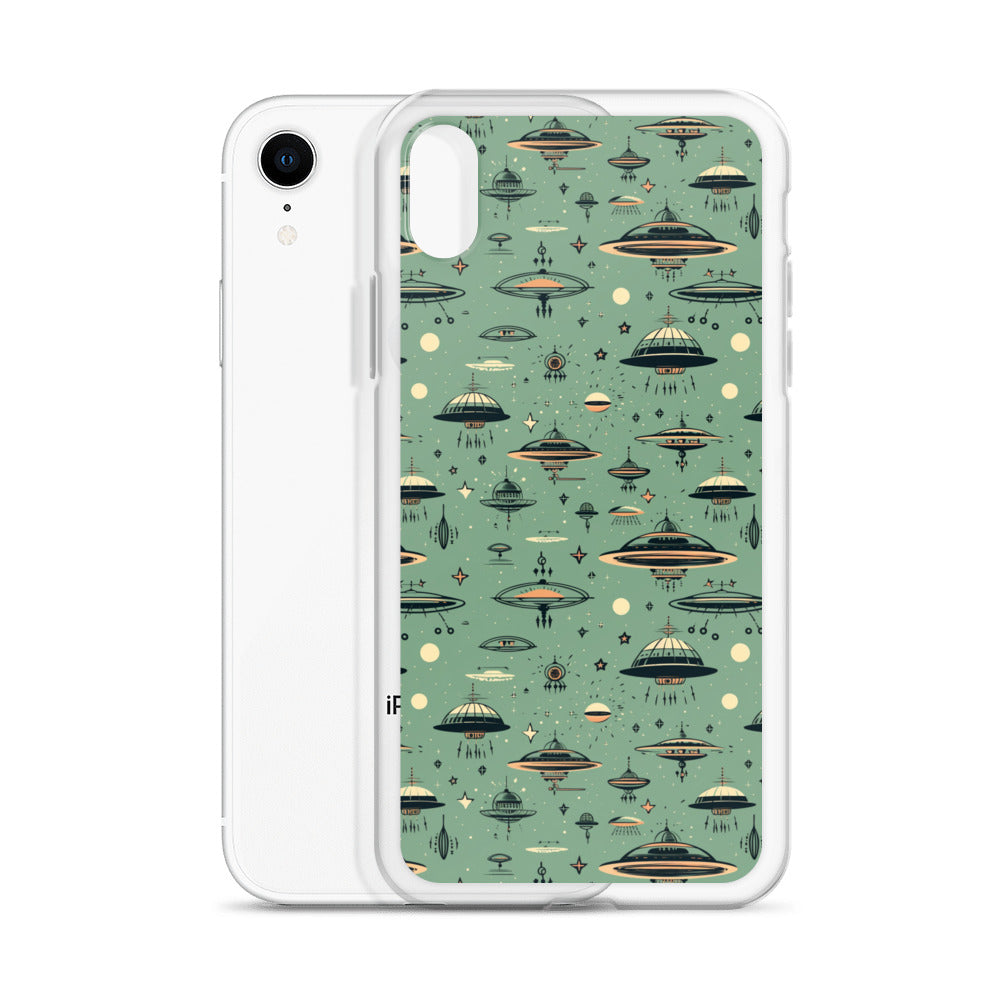 iPhone Case - Retro UFOs