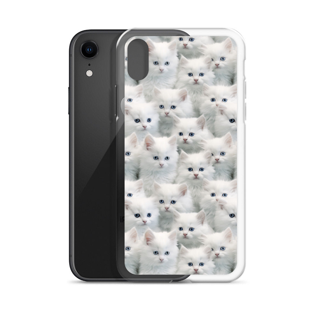 iPhone Case - Cute White Kittens