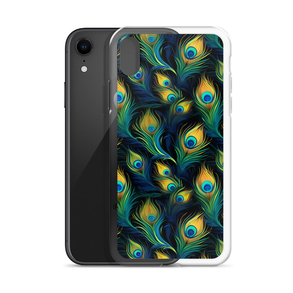 iPhone Case - Peacock Feather Pattern