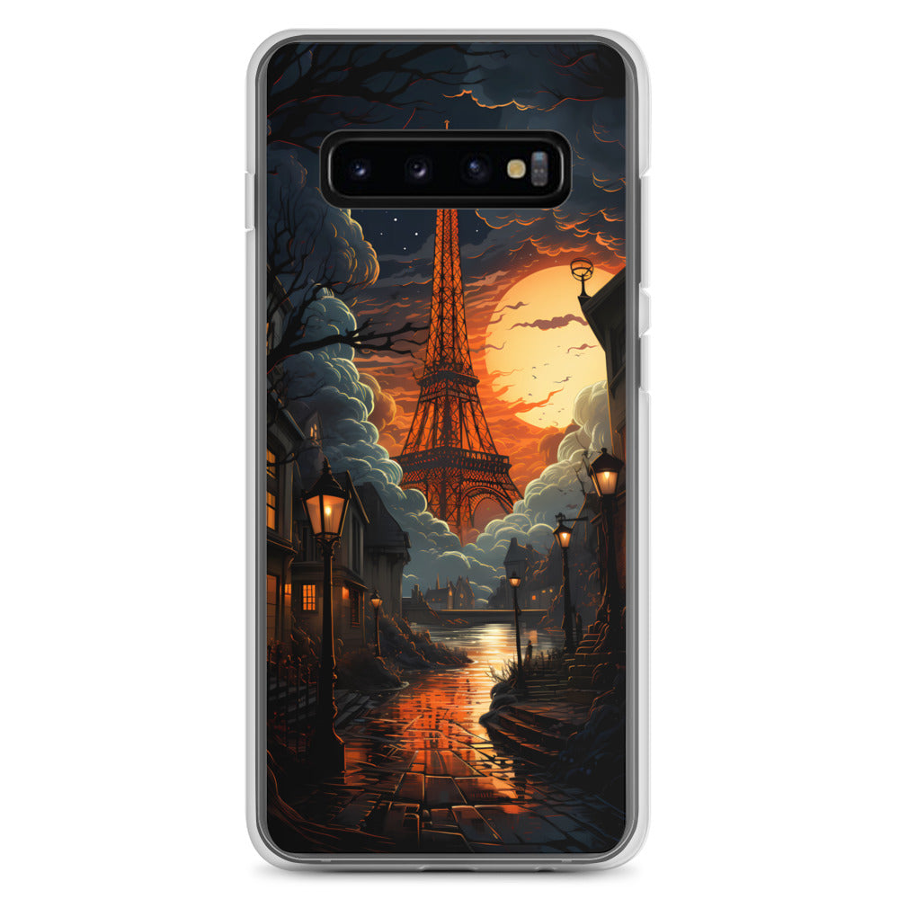 Samsung Case - Paris Street in Moonlight