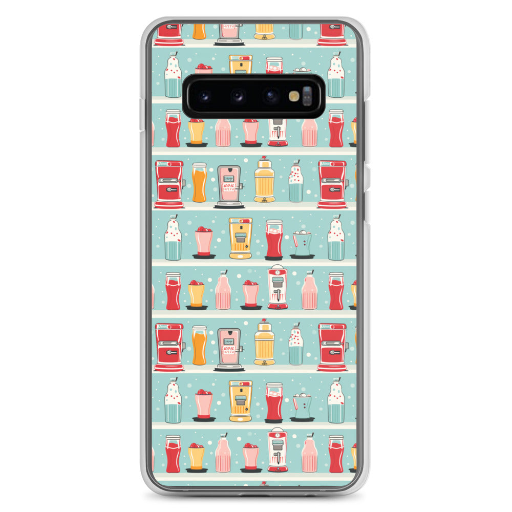 Samsung Case - Retro Soda Fountain Shelves