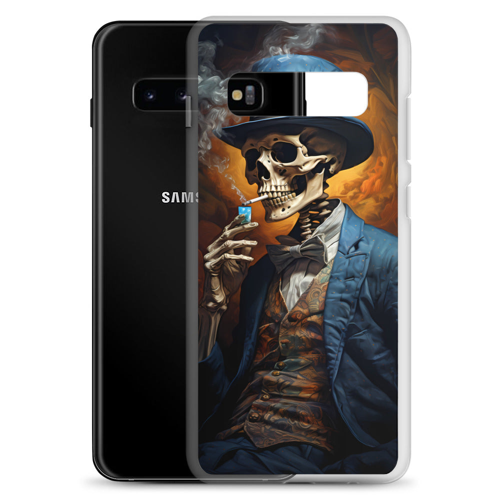 Samsung Case - Dapper Smoking Skeleton