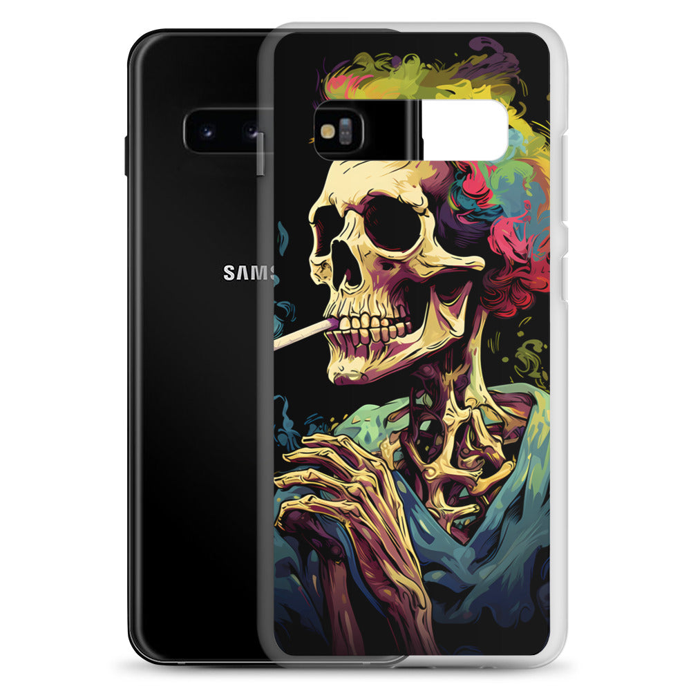 Samsung Case - Smoking Dead Skeleton