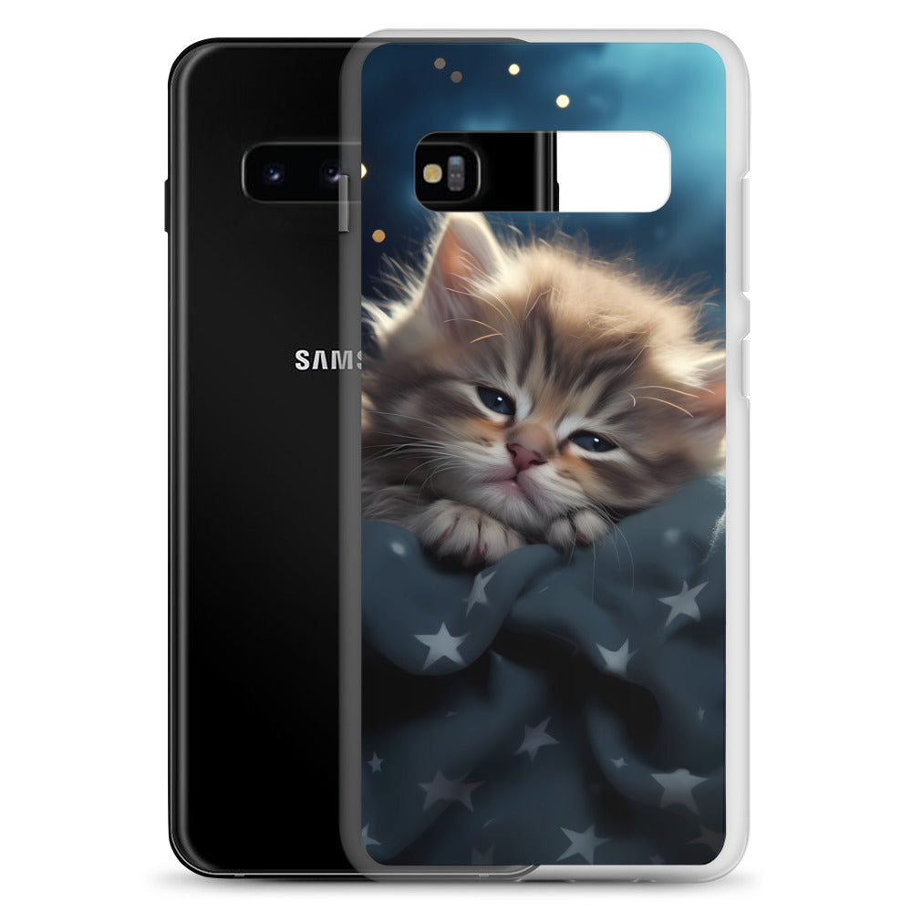 Samsung Case - Sleepy Star Kitty