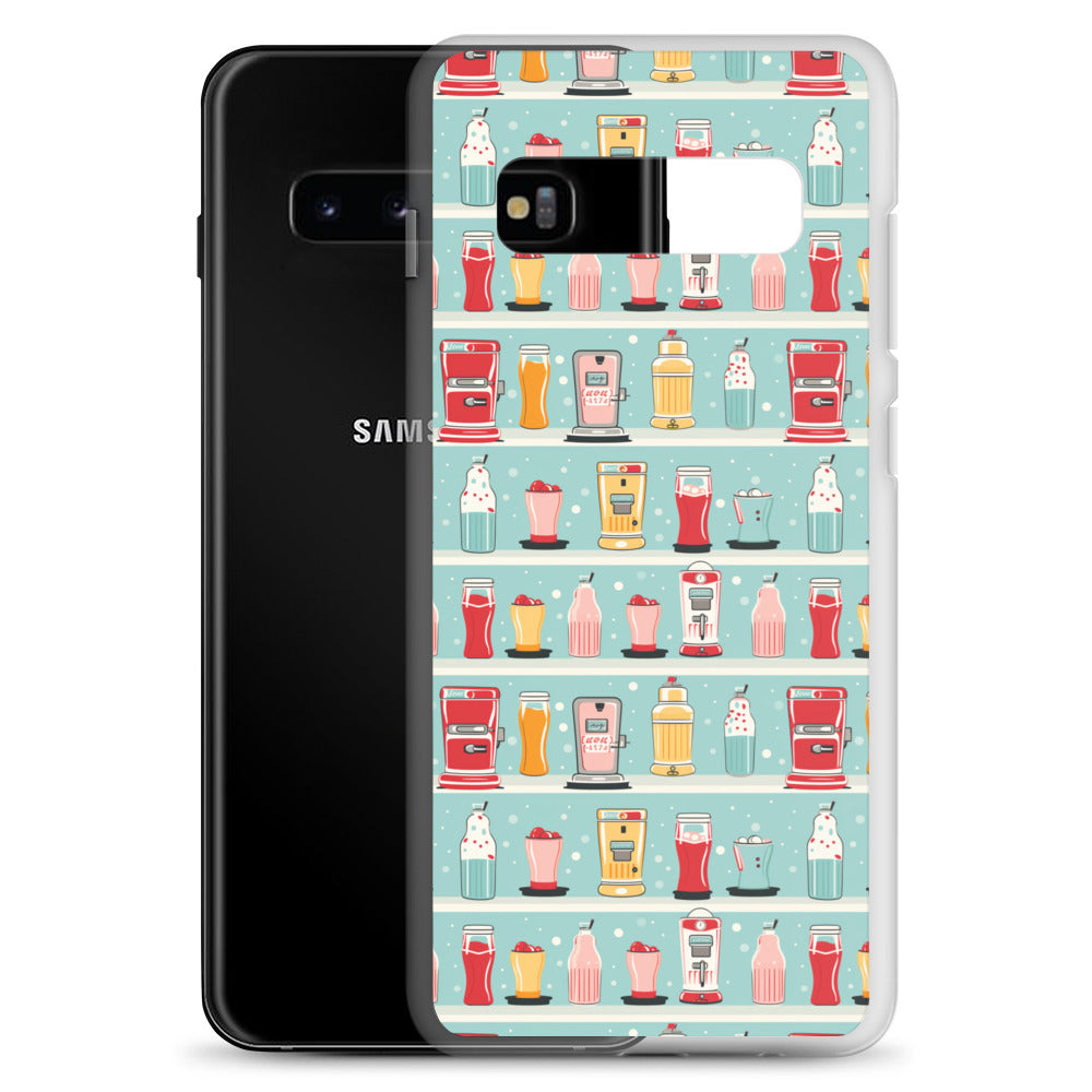 Samsung Case - Retro Soda Fountain Shelves