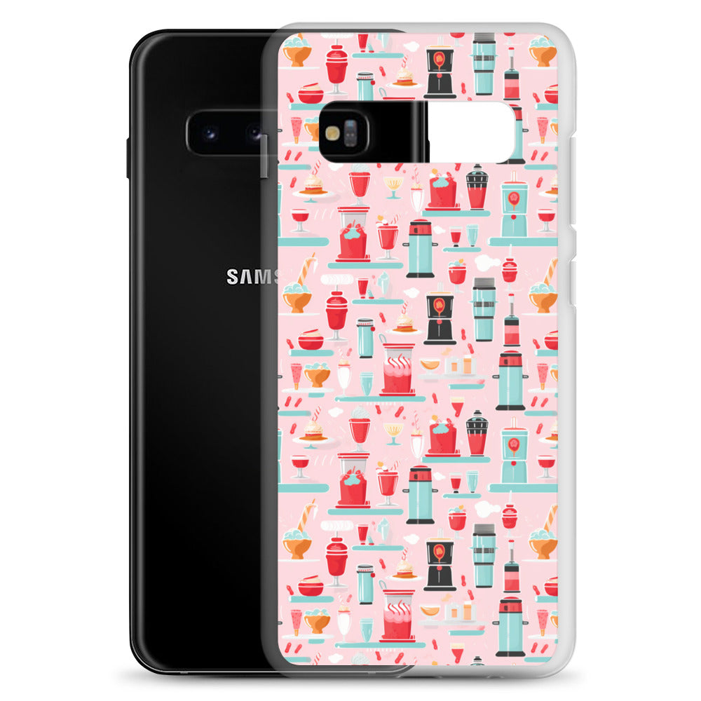 Samsung Case - Vintage Pink Soda Fountain