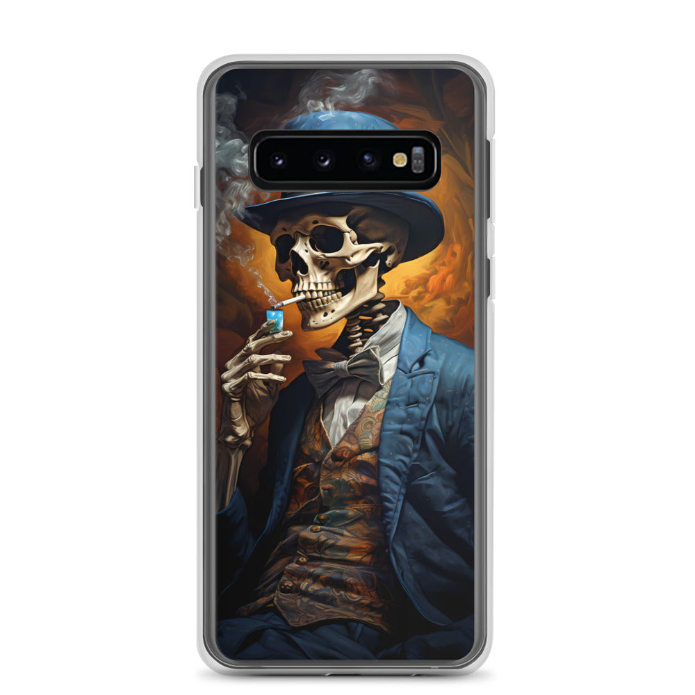 Samsung Case - Dapper Smoking Skeleton