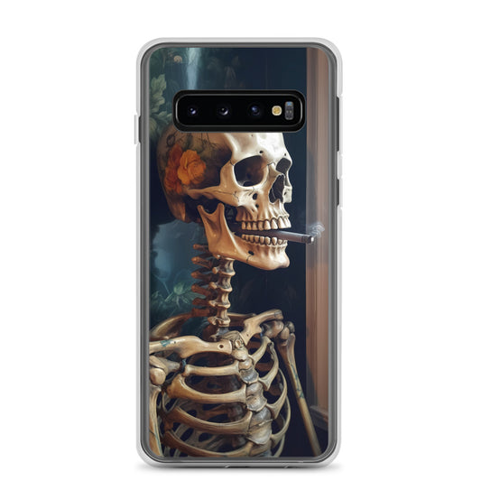 Samsung Case - Smoking Skeleton