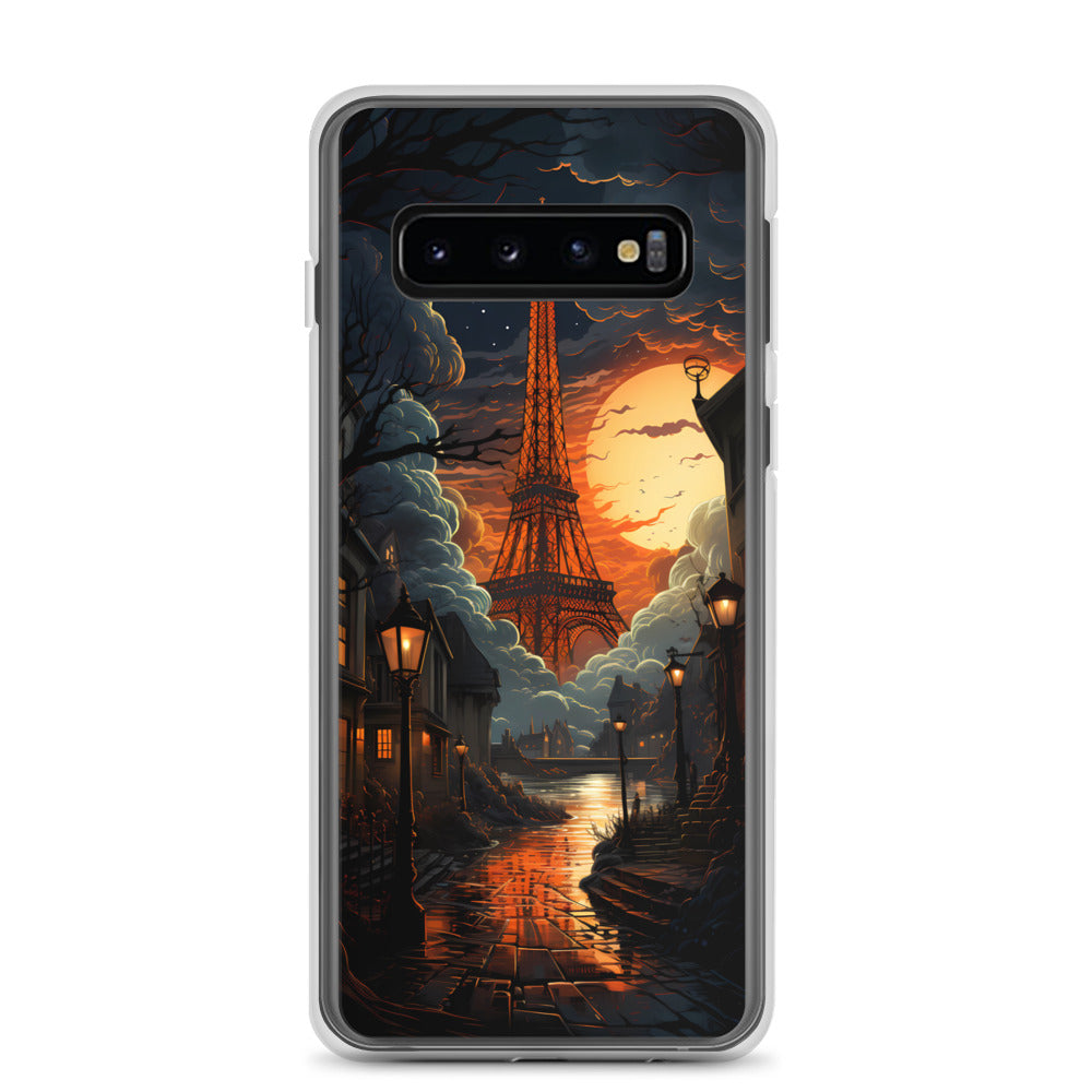 Samsung Case - Paris Street in Moonlight