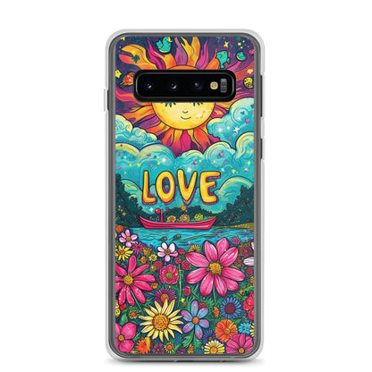 Samsung Case - Cosmic Bloom of Affection