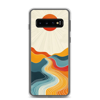 Samsung Case - Crimson Sol Labyrinth