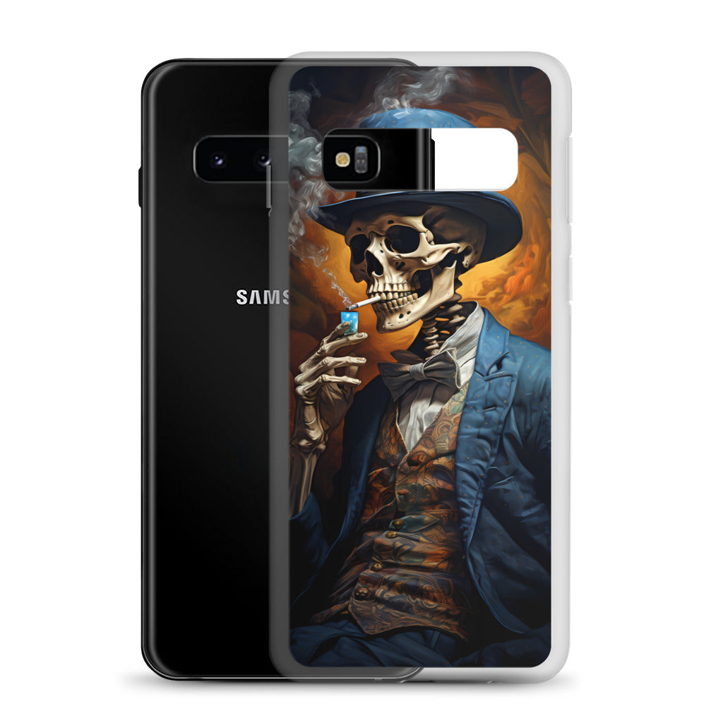 Samsung Case - Dapper Smoking Skeleton