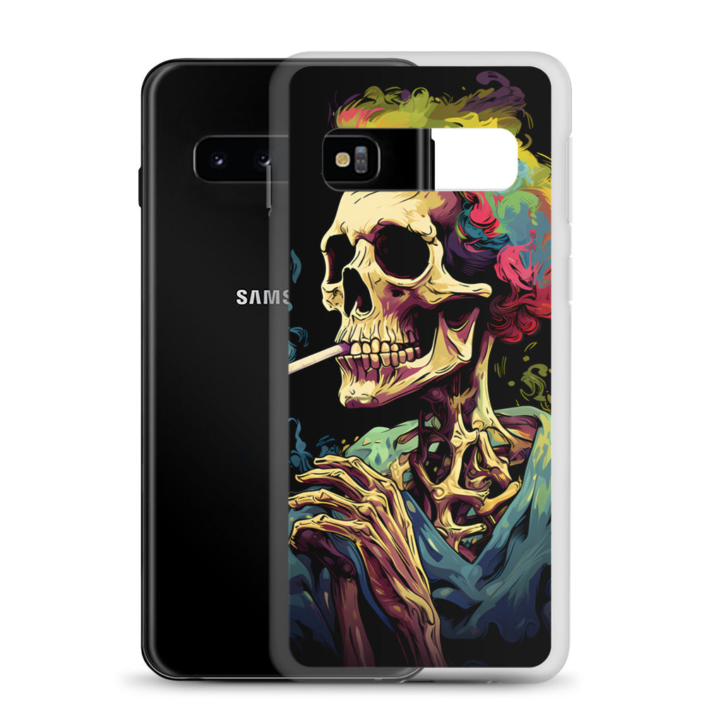 Samsung Case - Smoking Dead Skeleton