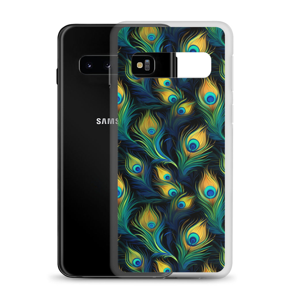 Samsung Case - Peacock Feather Pattern