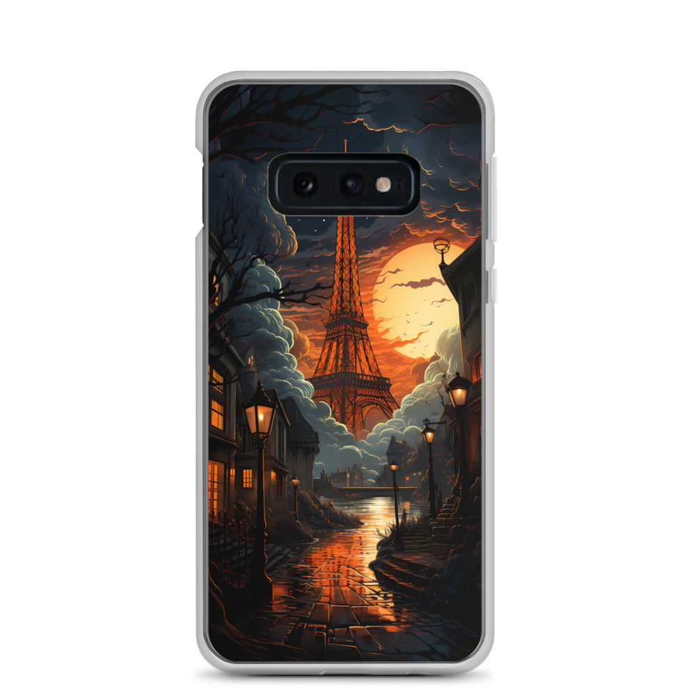 Samsung Case - Paris Street in Moonlight