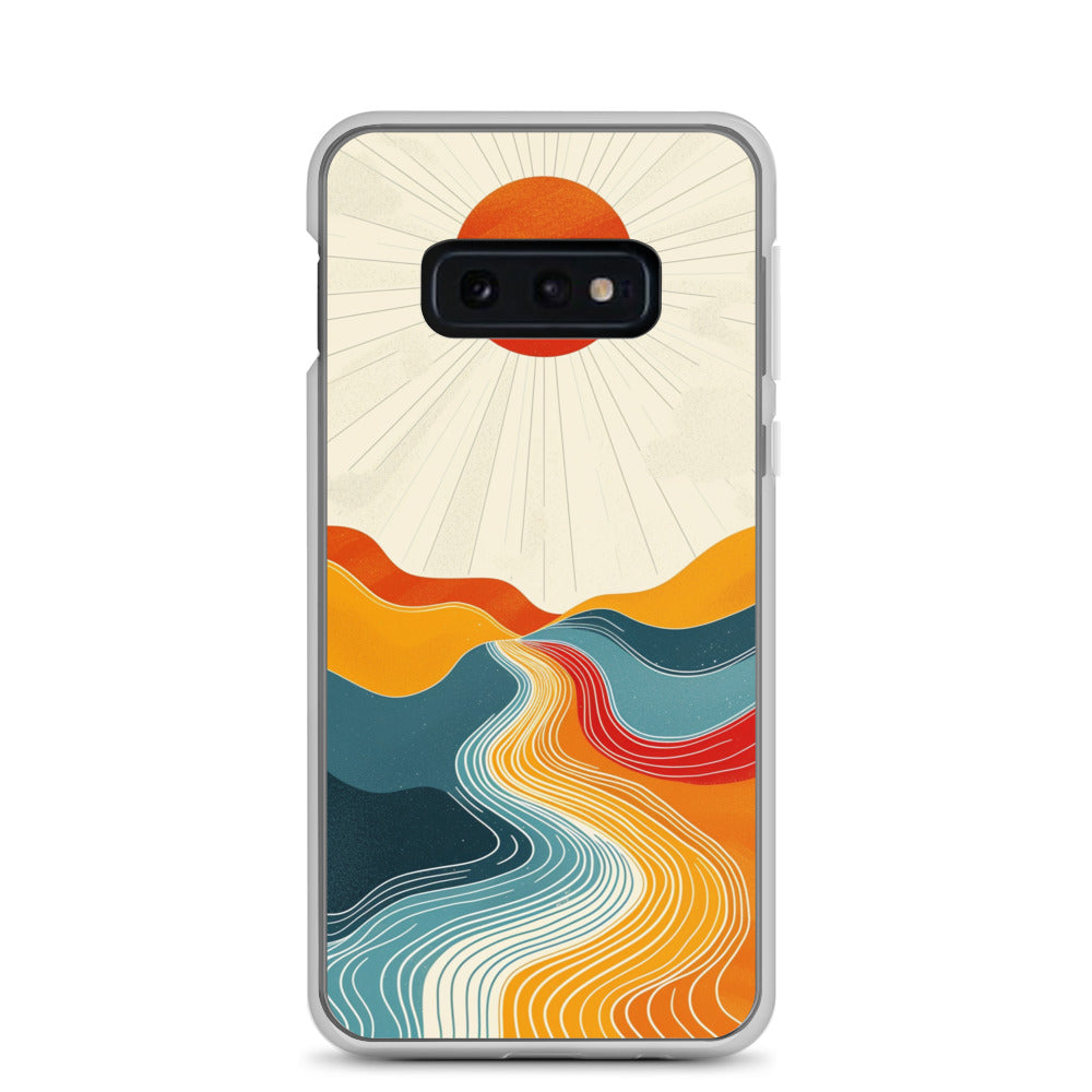 Samsung Case - Crimson Sol Labyrinth