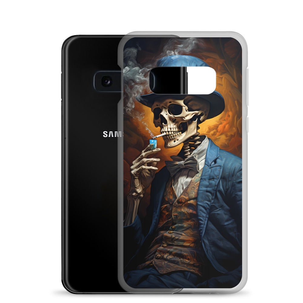 Samsung Case - Dapper Smoking Skeleton