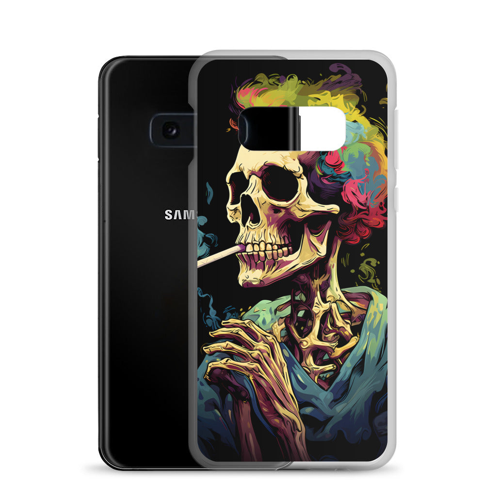 Samsung Case - Smoking Dead Skeleton