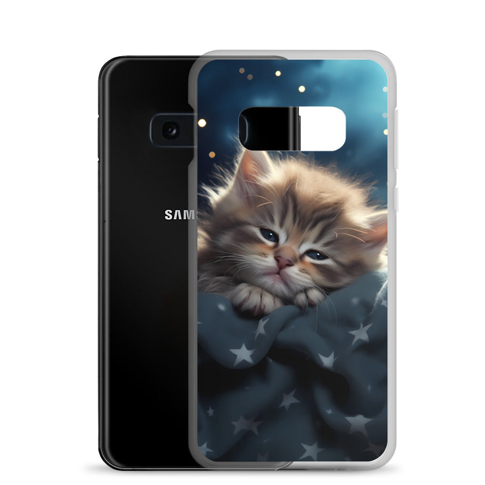 Samsung Case - Sleepy Star Kitty