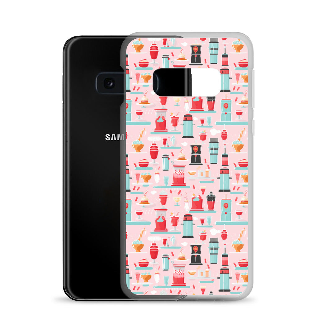 Samsung Case - Vintage Pink Soda Fountain