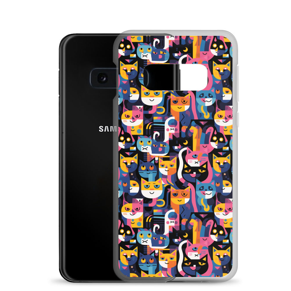 Samsung Case - Colorful Cats