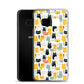 Samsung Case - Abstract Cats Pattern