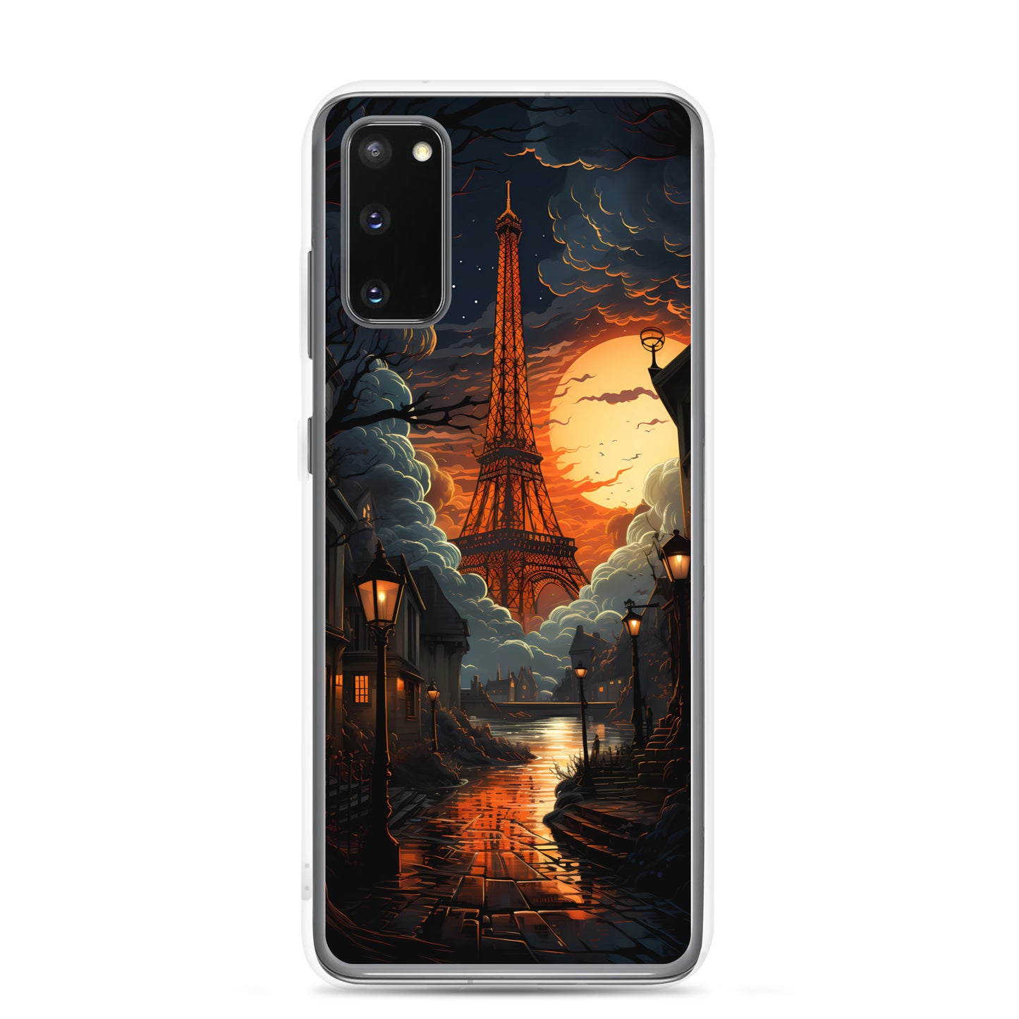 Samsung Case - Paris Street in Moonlight