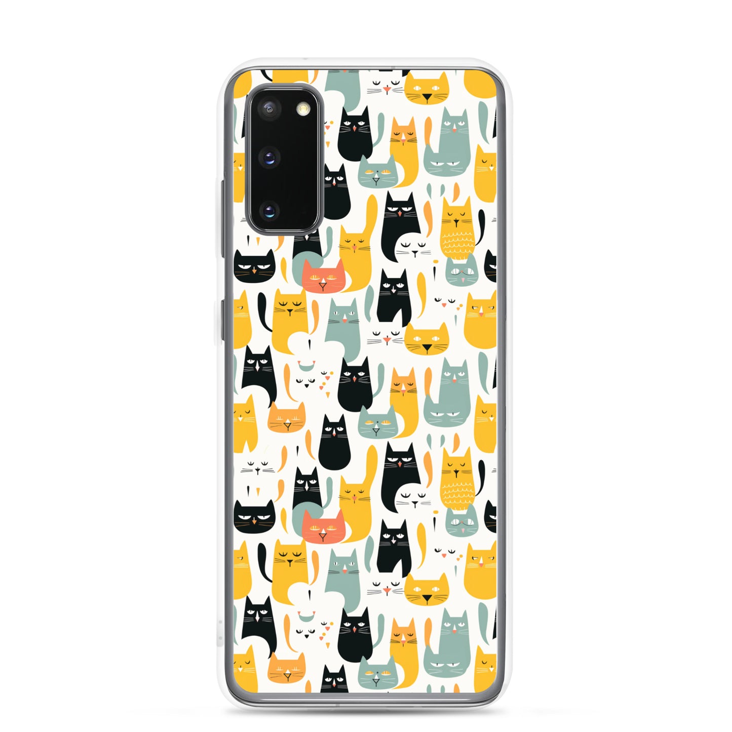 Samsung Case - Abstract Cats Pattern