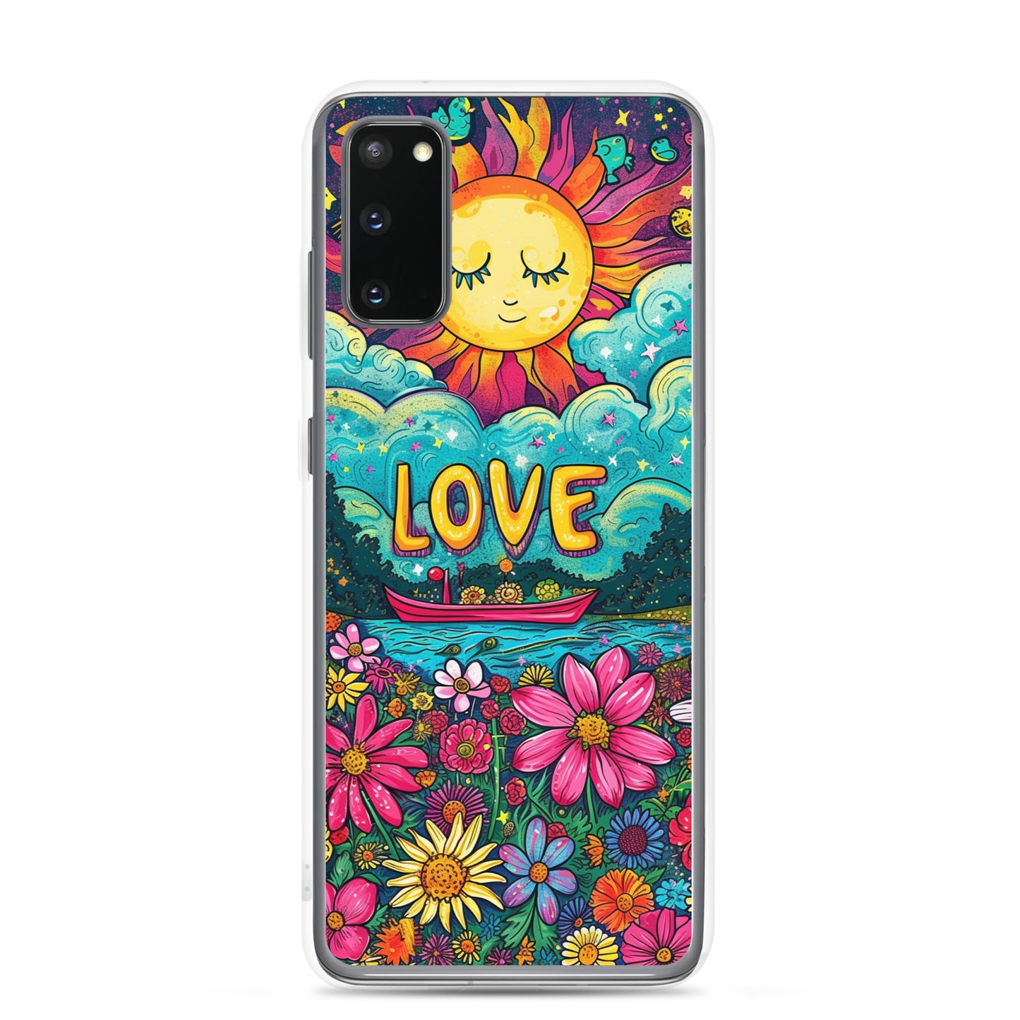 Samsung Case - Cosmic Bloom of Affection