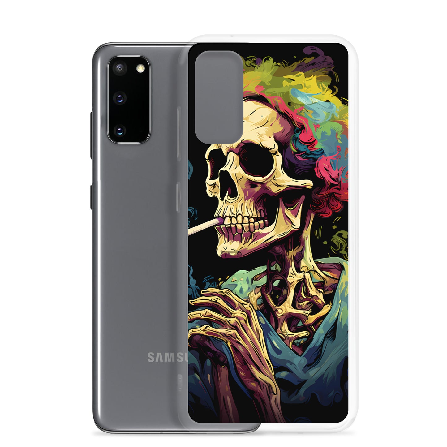 Samsung Case - Smoking Dead Skeleton