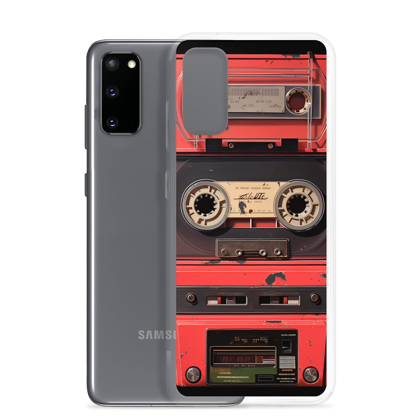 Samsung Case - Vintage Cassette Tape Player