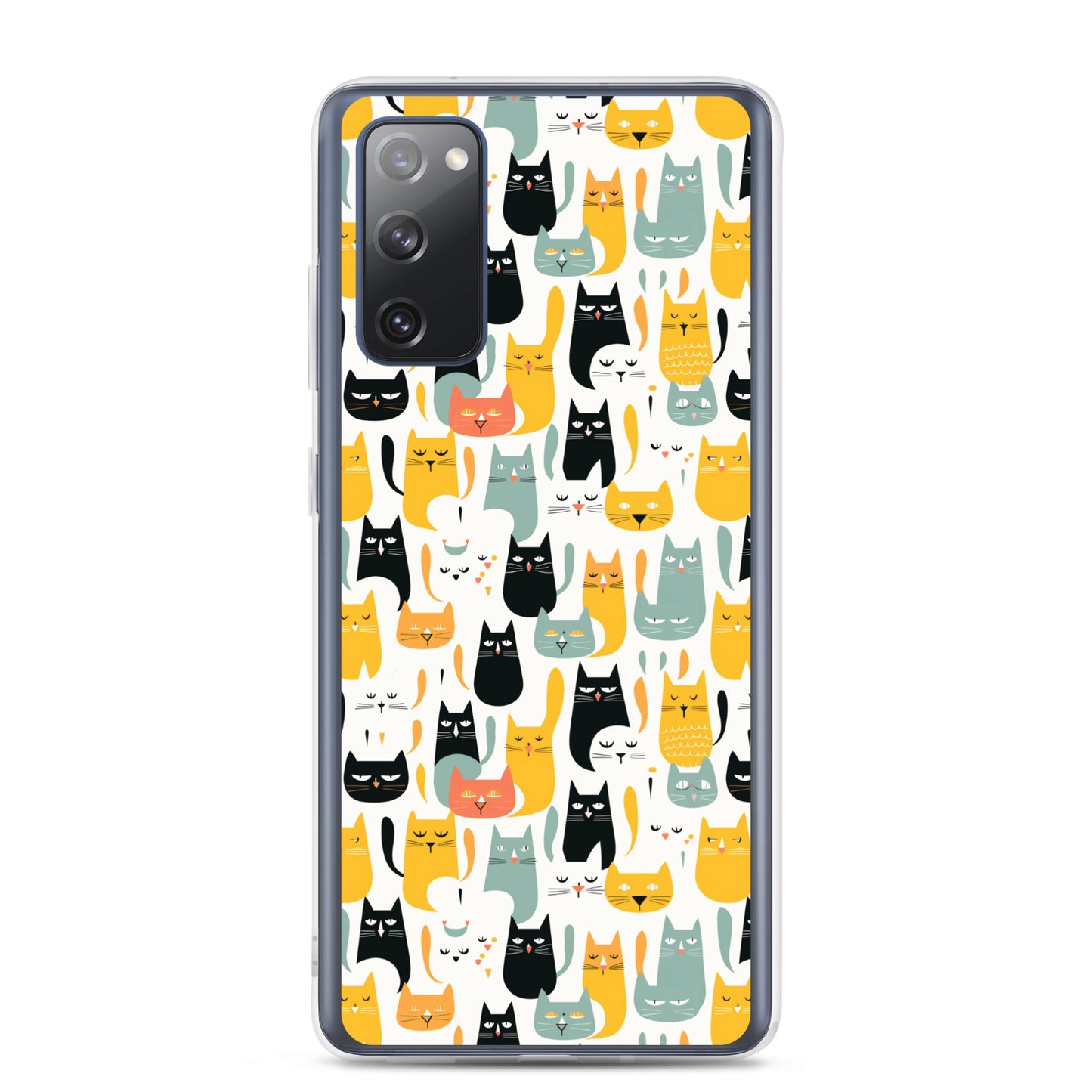 Samsung Case - Abstract Cats Pattern