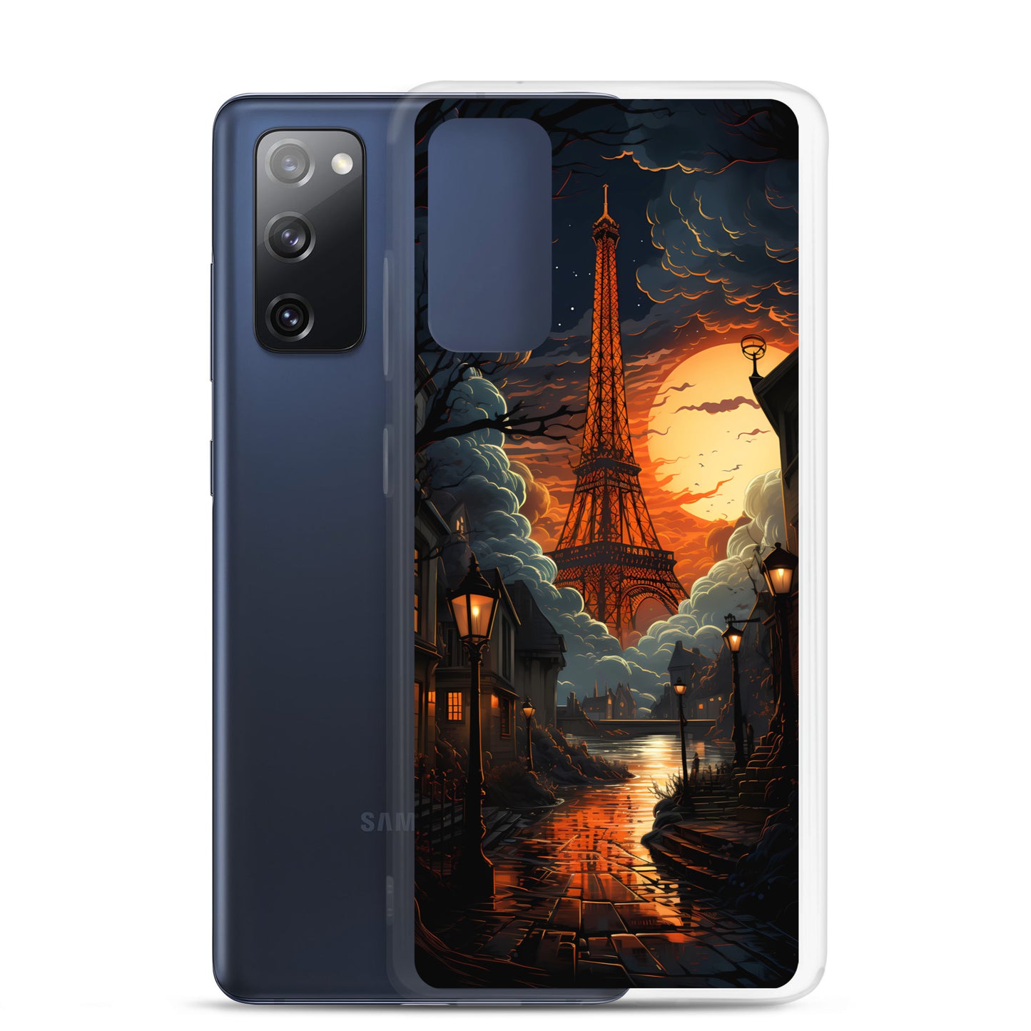 Samsung Case - Paris Street in Moonlight