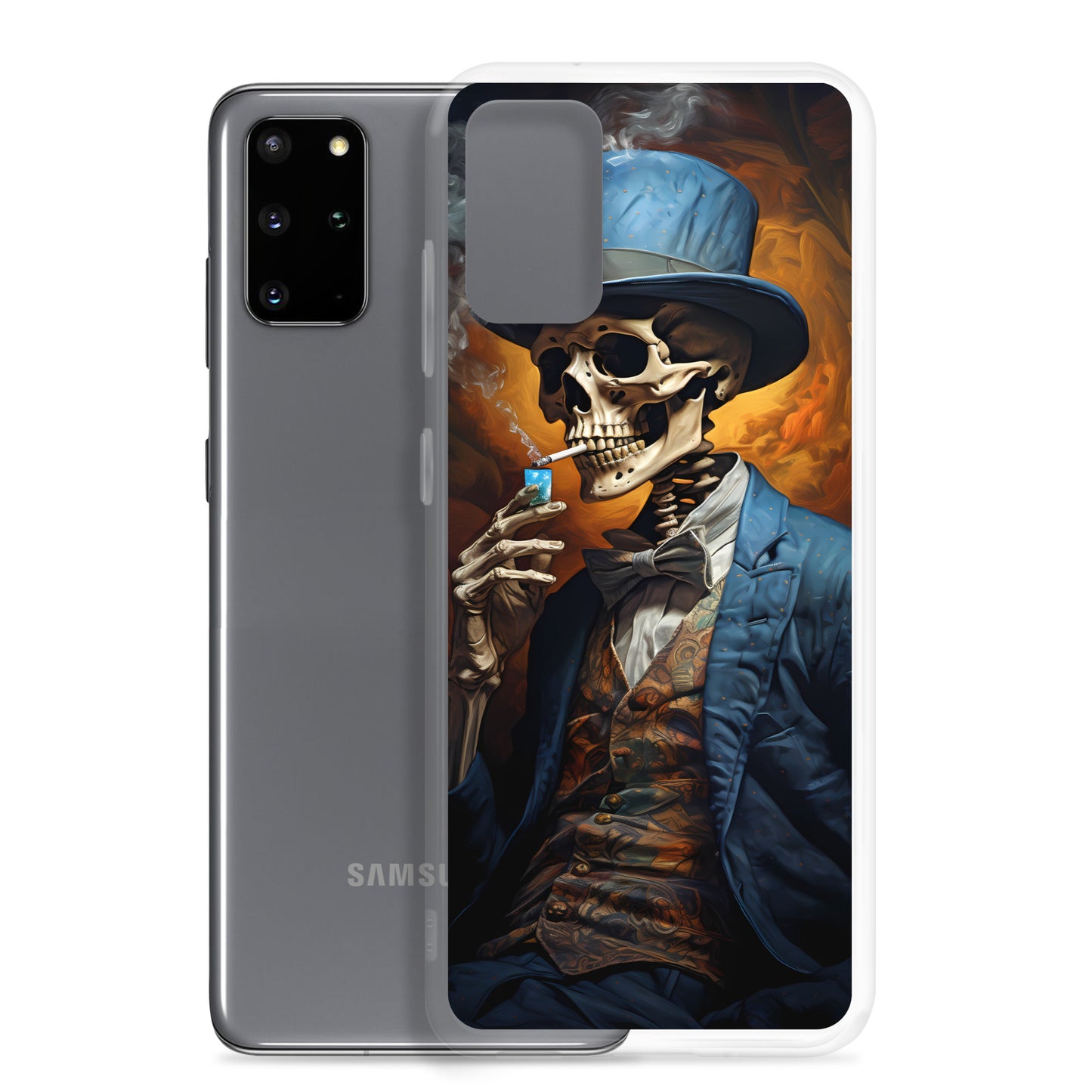 Samsung Case - Dapper Smoking Skeleton